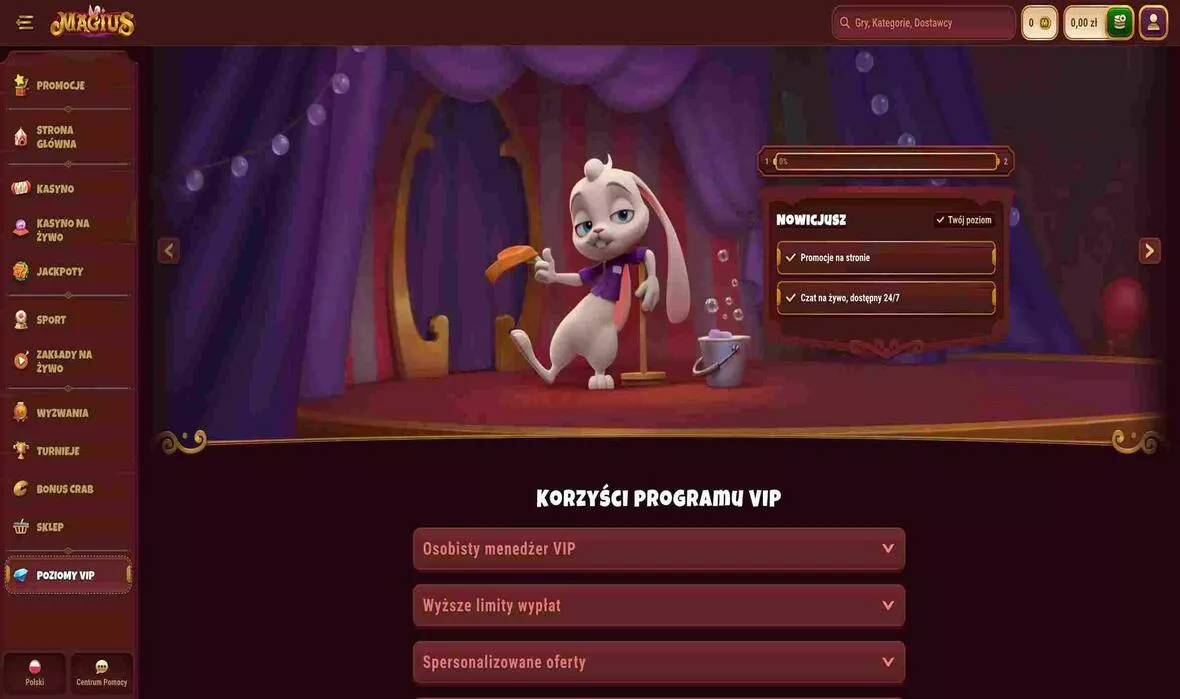 Magius bonus bez vkladu